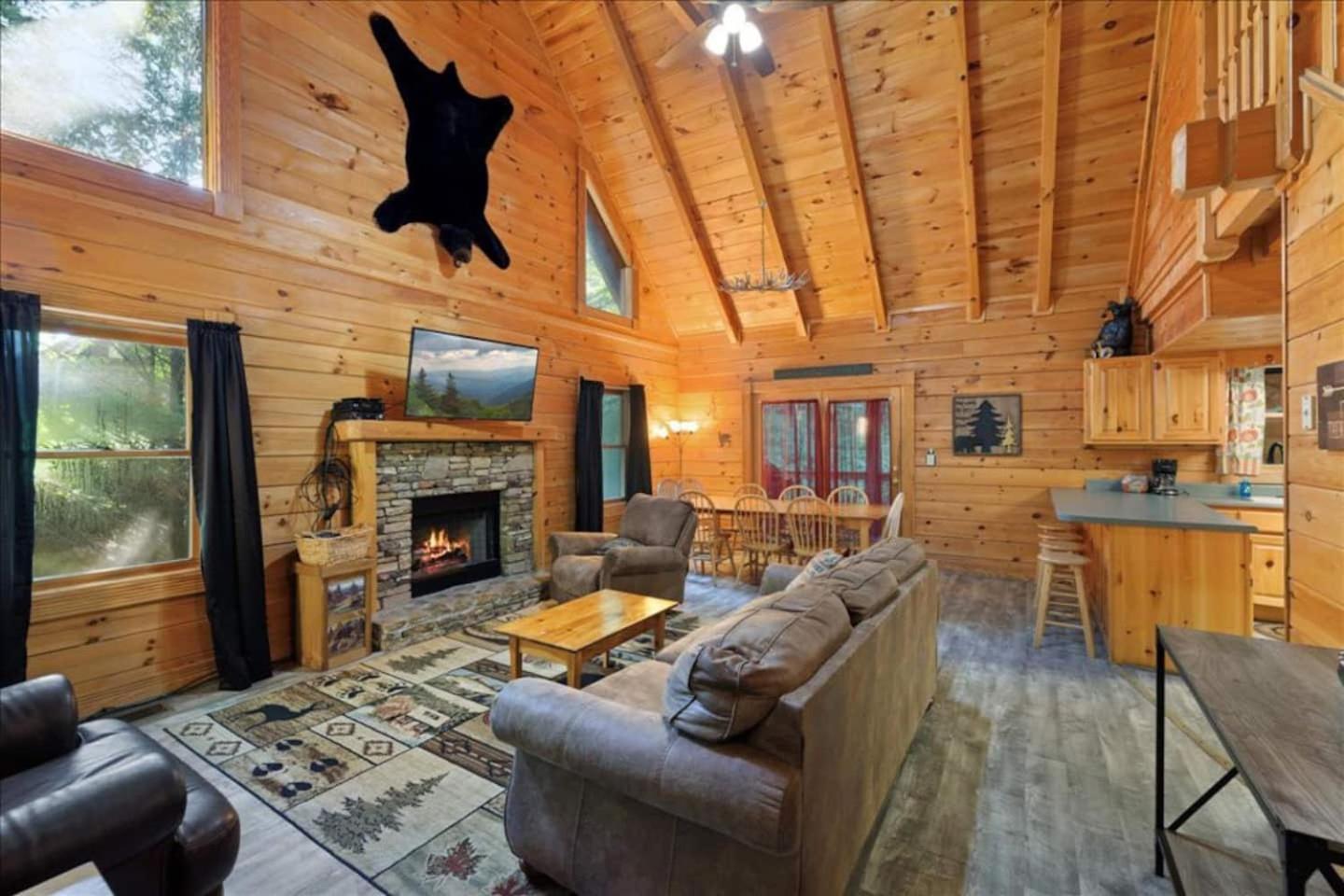 5Br Smoky Cabin Hot Tub, Games, 1 Mi To Parkway Pigeon Forge Exterior foto