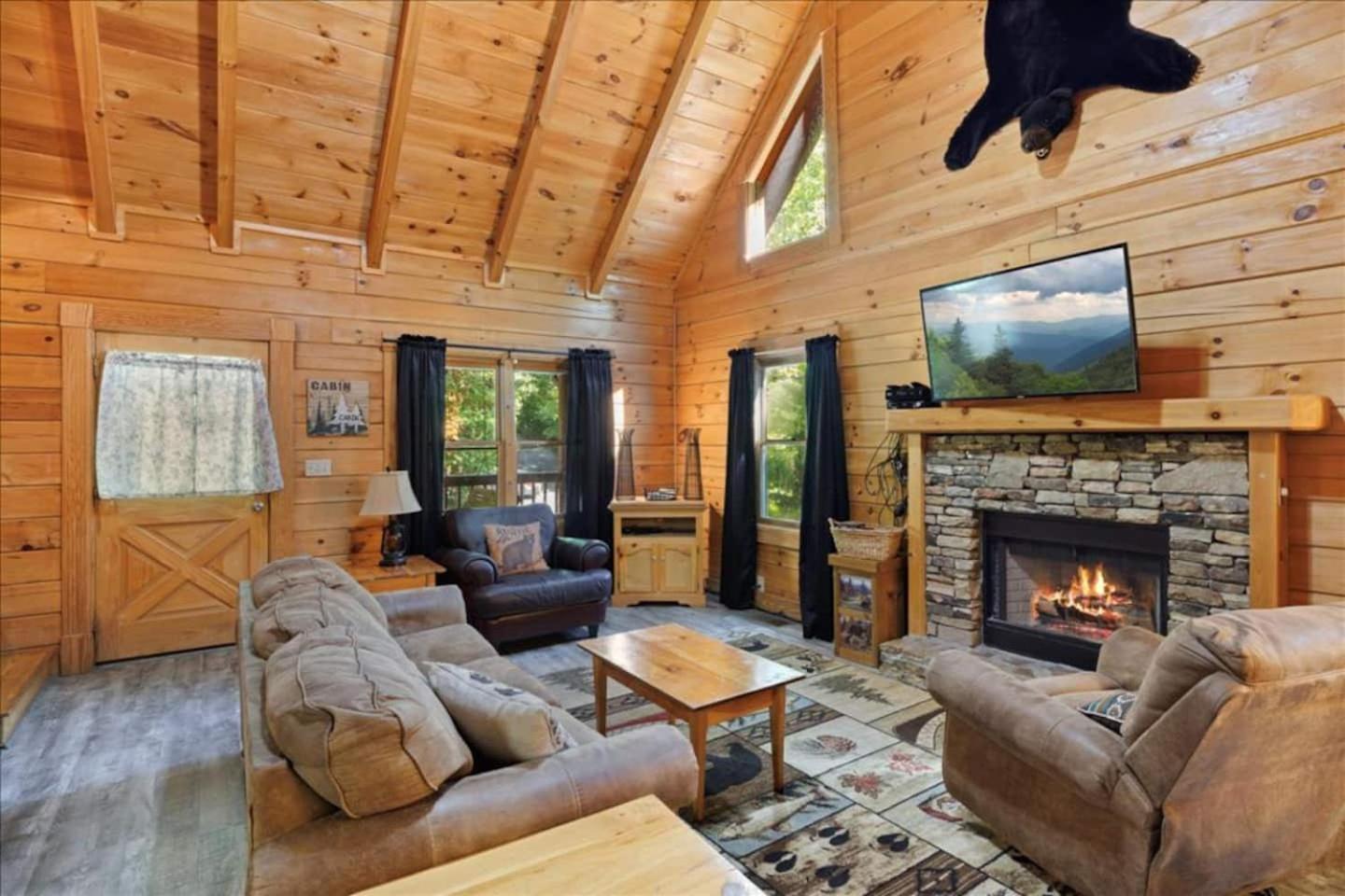 5Br Smoky Cabin Hot Tub, Games, 1 Mi To Parkway Pigeon Forge Exterior foto